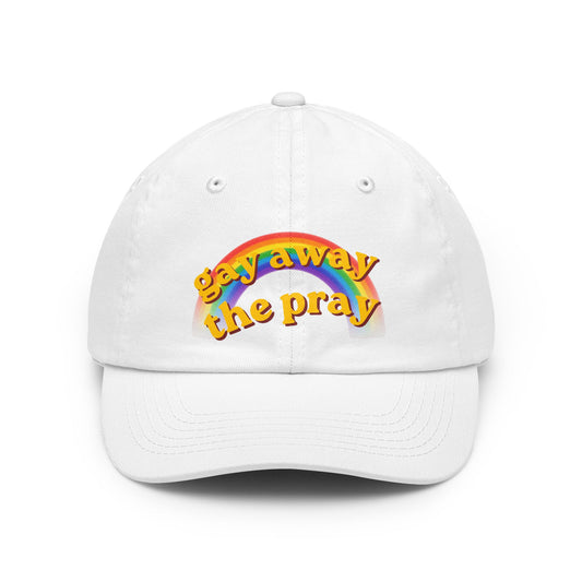 Color: White | Gay Away the Pray Dad Hat