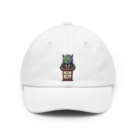 Color: White | Vote Monster For Mayor Dad Hat