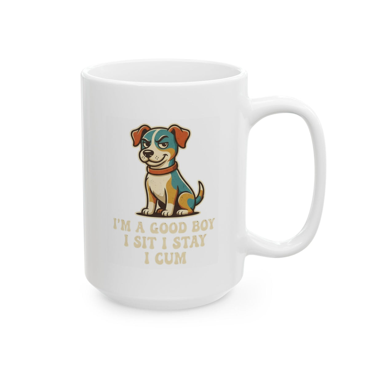 "I'm A Good Boy" White Ceramic Mug