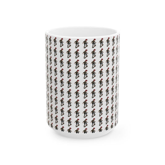 "Riot" White Ceramic Mug