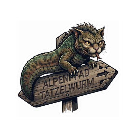 "Tatzelwurm (Alpine Europe)" Sticker — Main