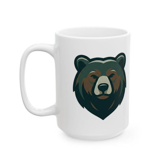 "Bear Credible" White Ceramic Mug — Graphic