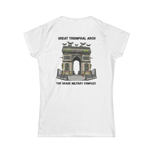 Color: White | Top Grade Military Complex Women's Tee