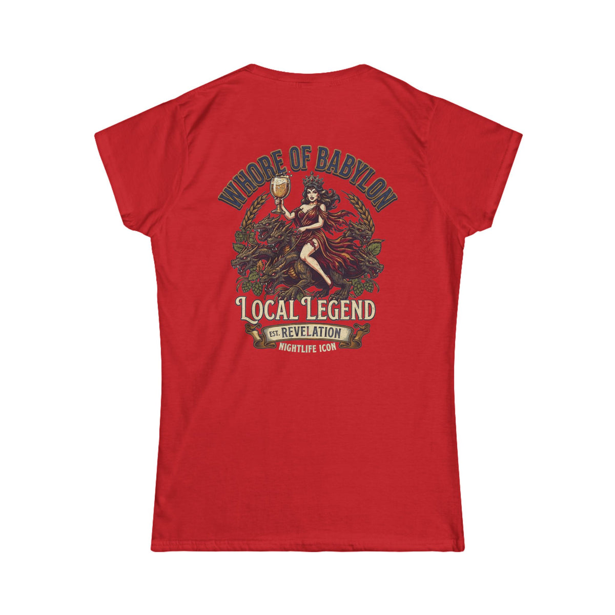 "Good Book Series Whore of Babylon" Women's Tee