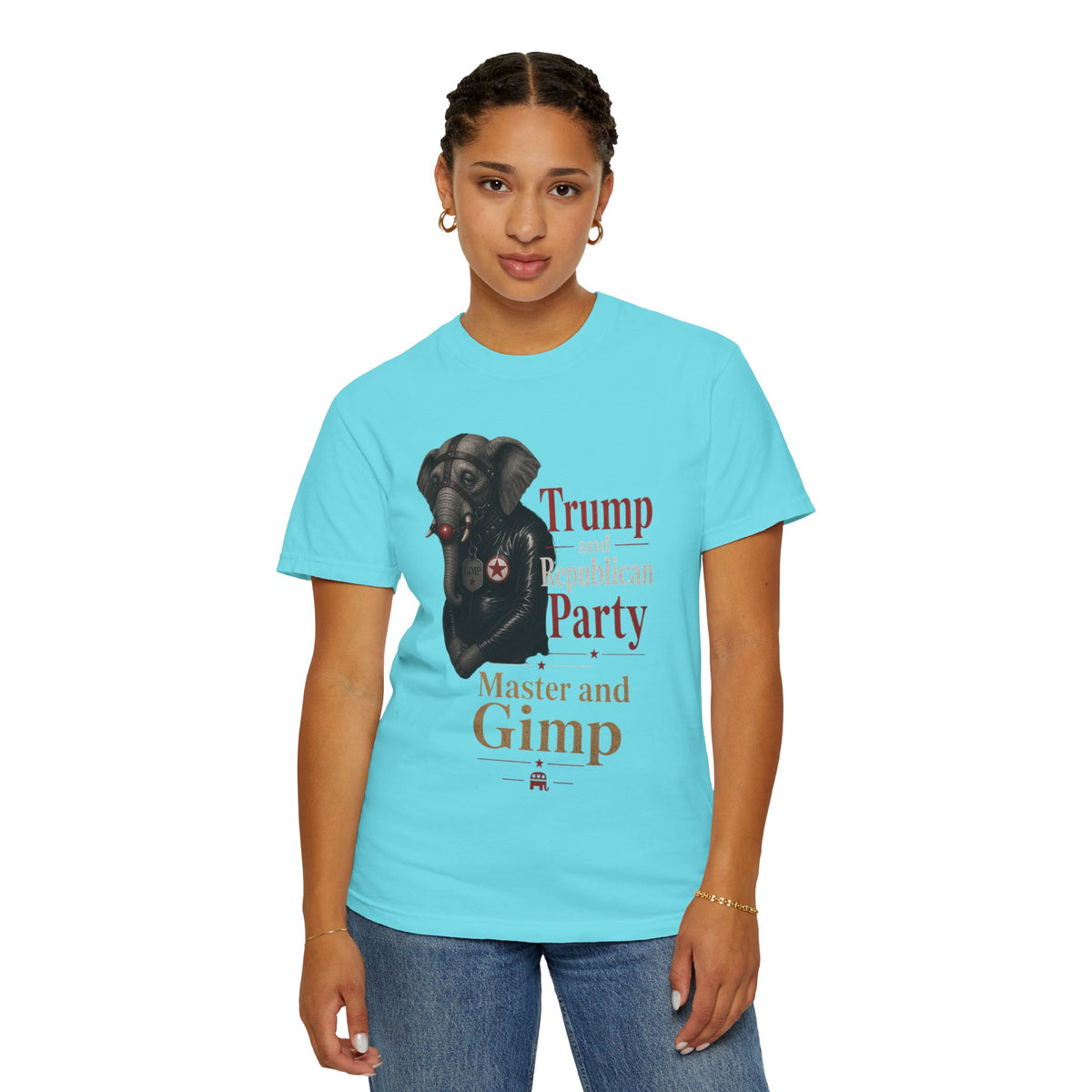 Color: Lagoon Blue | Master and Gimp Unisex Garment-Dyed Tee