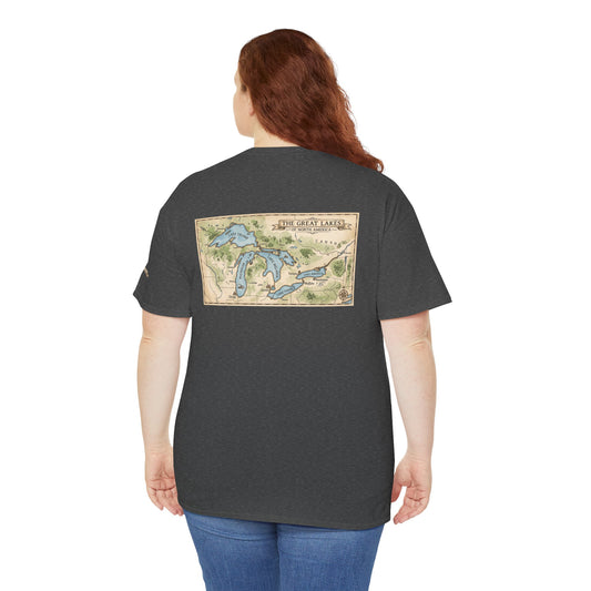 Color: Dark Heather | 51st State Great Lakes Premium Graphic Tee