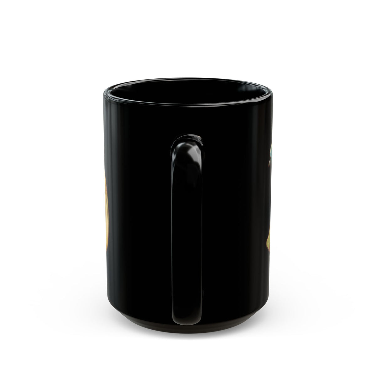 "Champ (Lake Champlain)" Black Ceramic Mug — Graphic