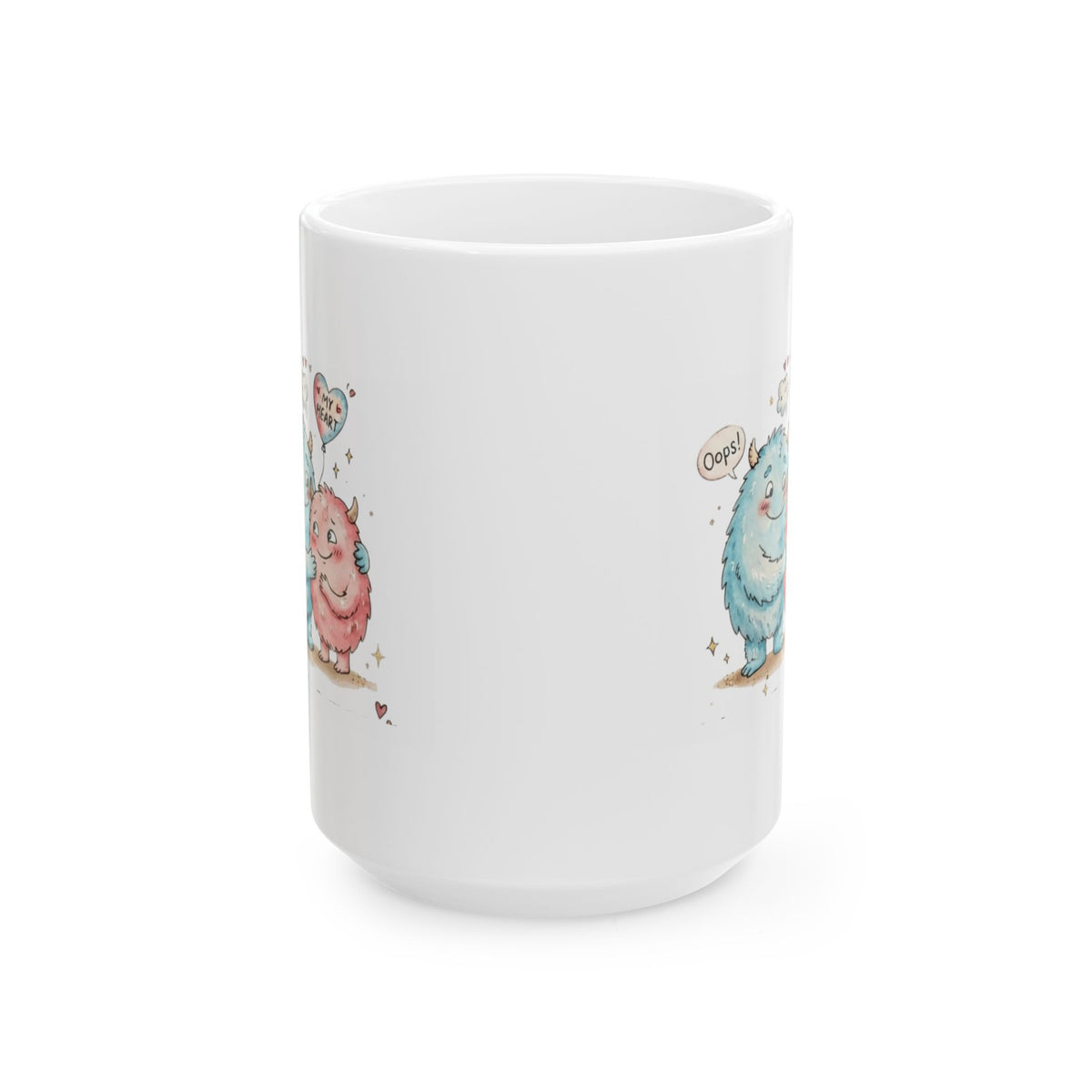 "You Farted All Rights To My Heart" White Ceramic Mug — Graphic