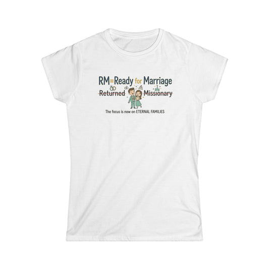 Color: White | RM: Ready for Marriage (Probably Not) | Women's Tee — AttitudeShirts