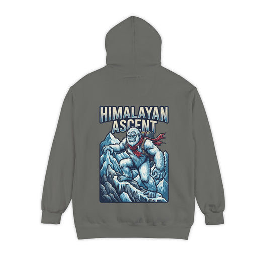 Color: Grey | Yeti-Abominable Snowman (Himalayas) Garment-Dyed Hoodie
