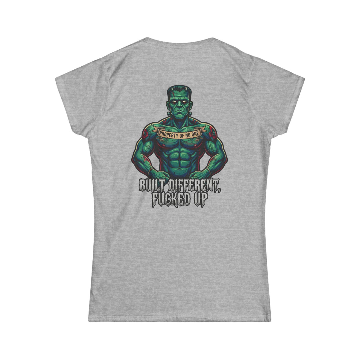 Color: Sport Grey | Built Different Women's Tee
