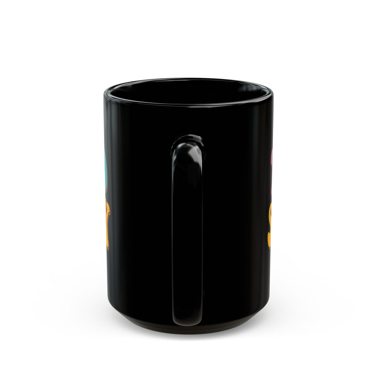 "Too Sexy" Black Ceramic Mug — Graphic
