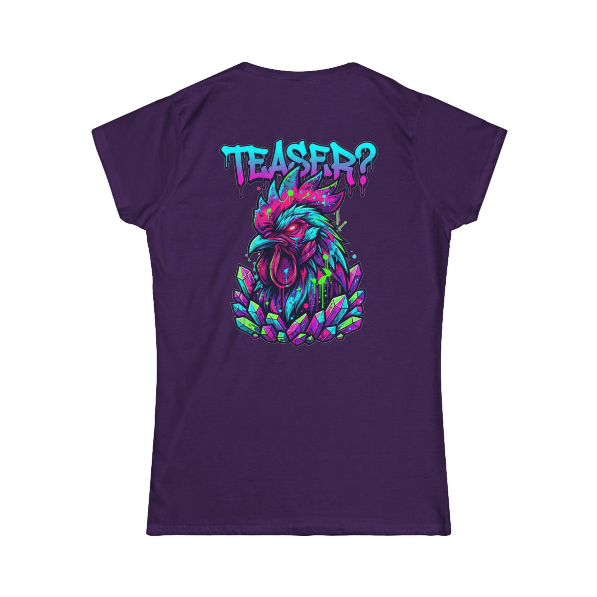 Color: Purple | Cock Teaser Women's Tee