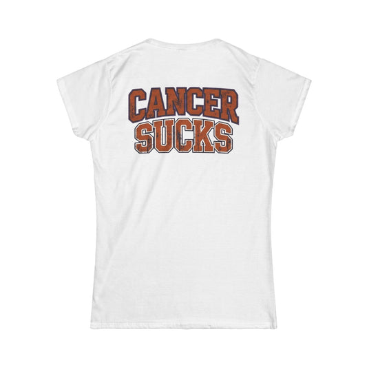Color: White | Cancer Sucks Women's Tee