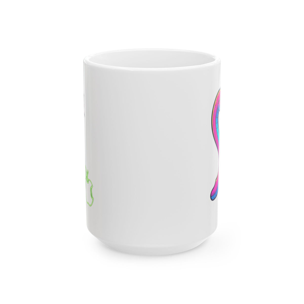 "Good Book Series Naked & Unashamed" White Ceramic Mug — Graphic