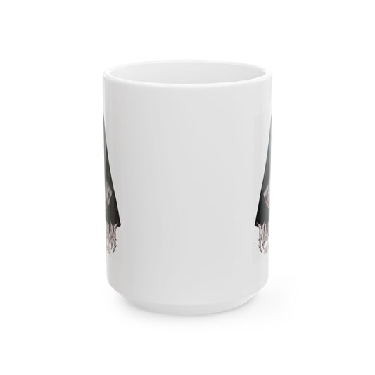 "Naughty Nun" White Ceramic Mug