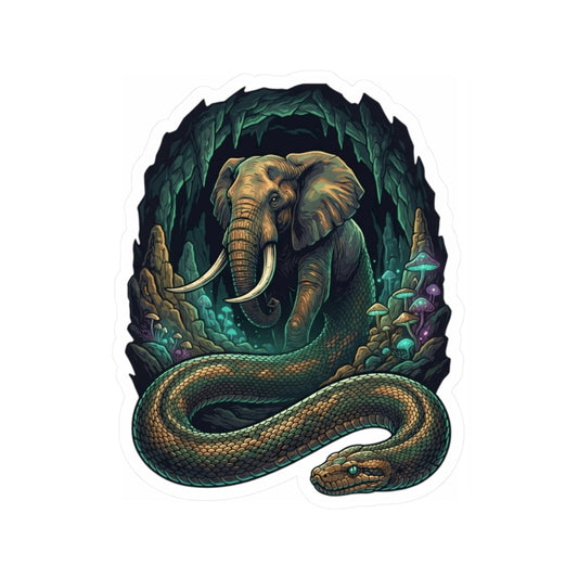 "Grootslang (South African Mythology)" Sticker — Main