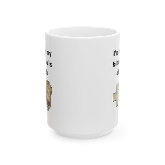"Blood Type" White Ceramic Mug