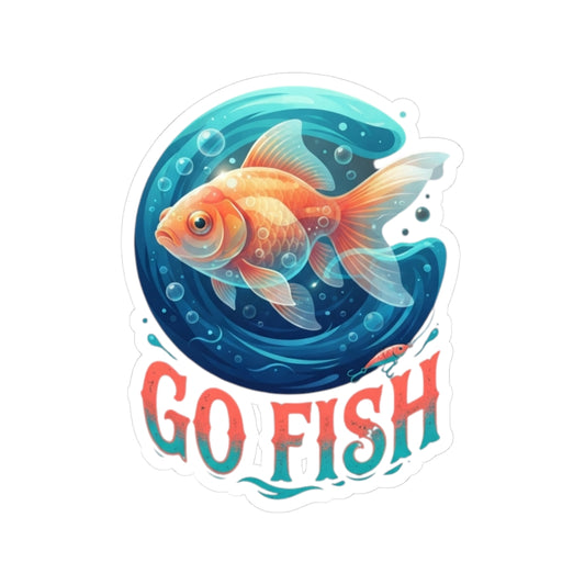 "Go Fish" Sticker — Main