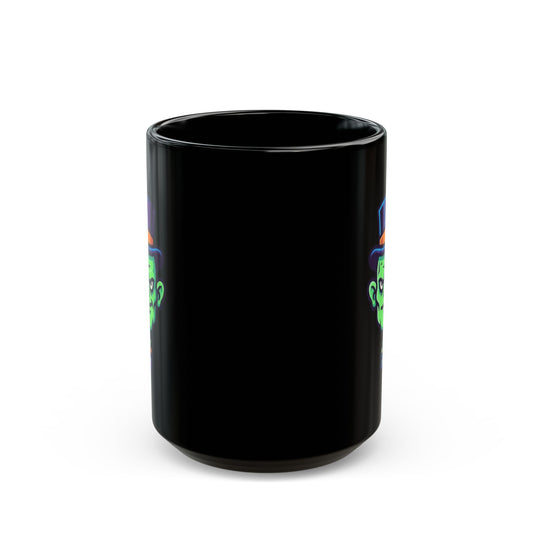"Spooky-Fy Politics" Black Ceramic Mug — Graphic
