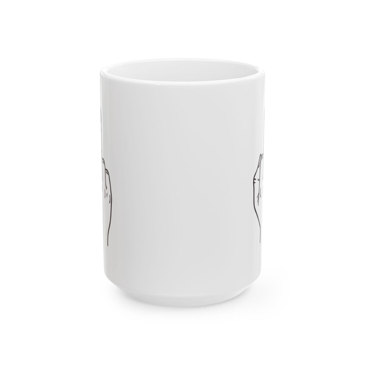 "F@#% OFF" White Ceramic Mug — Graphic