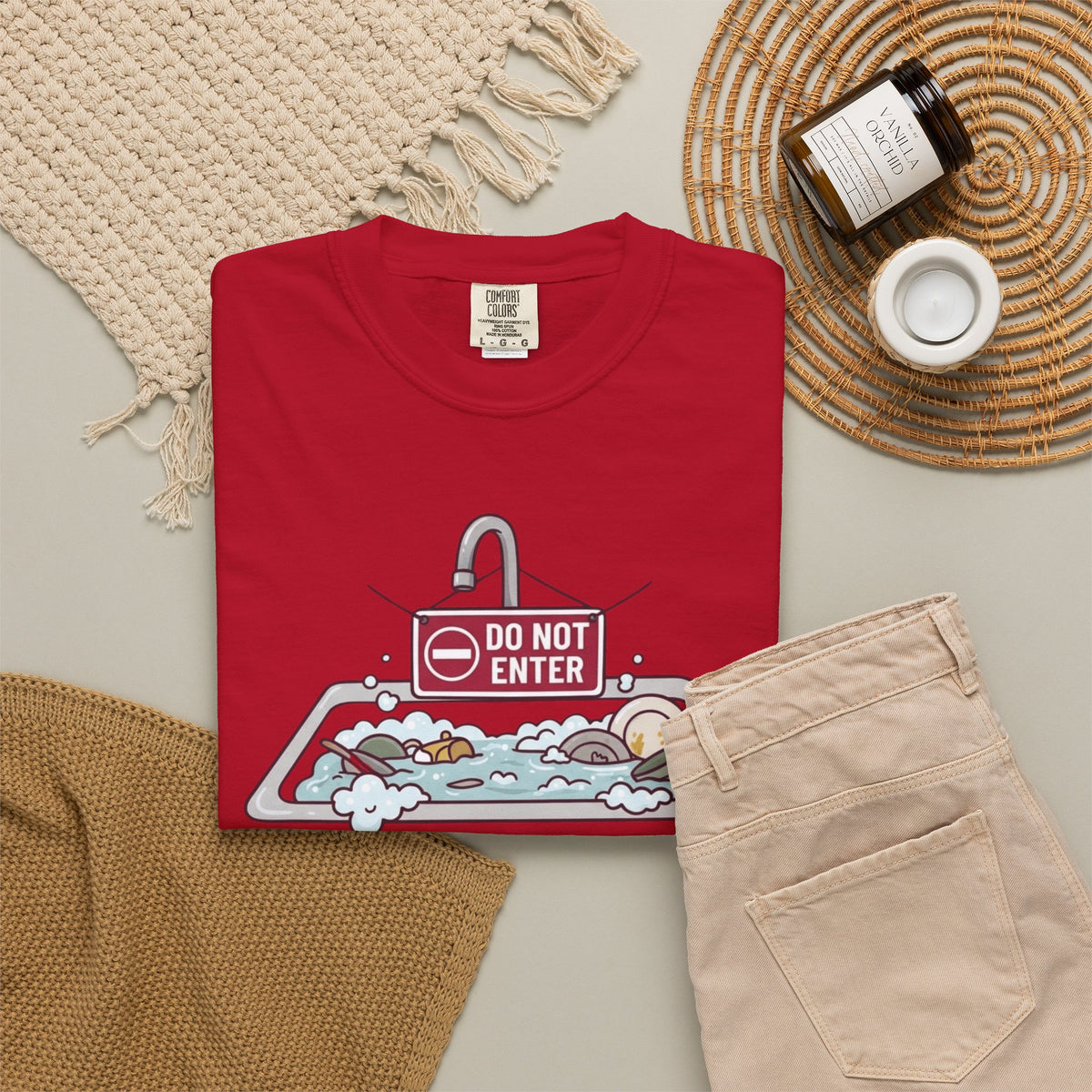 "I Cooked I Ate" Unisex Garment-Dyed Tee
