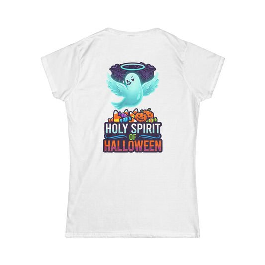 Color: White | Holy Spirit of Halloween Women's Tee