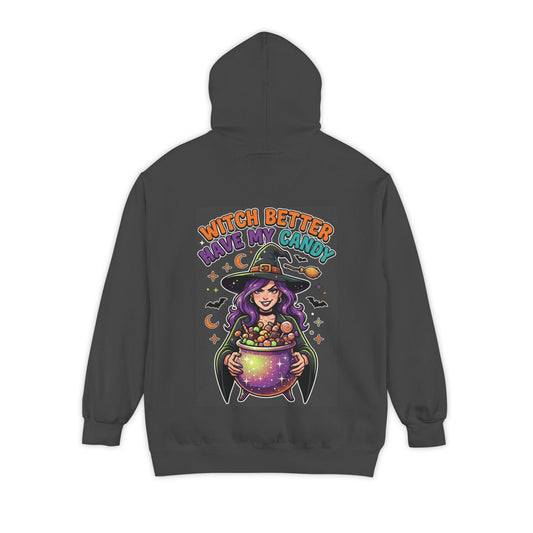 Color: Pepper | Witch Better Have My Candy Garment-Dyed Hoodie