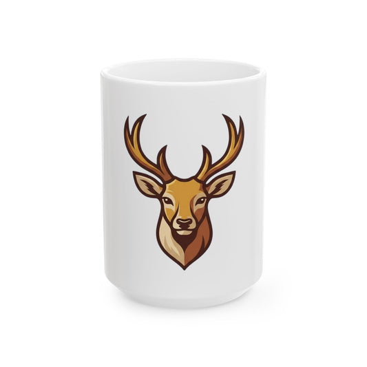 "August Legend" White Ceramic Mug — Graphic