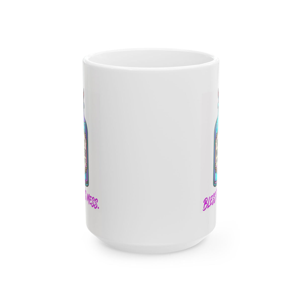 "Holy Lube" White Ceramic Mug