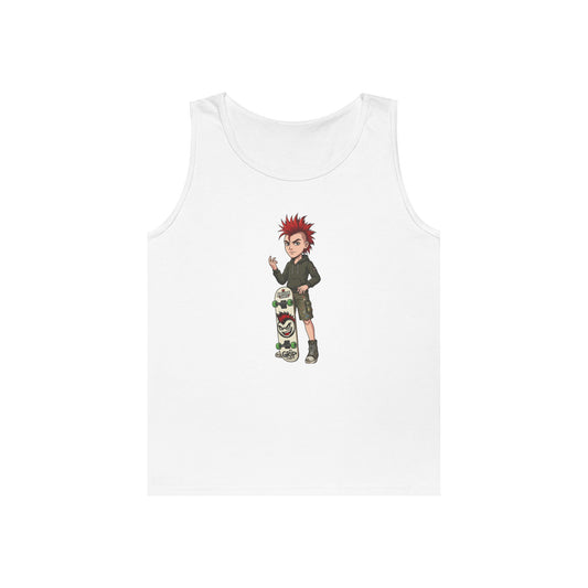 Color: White | Skater Tank Top