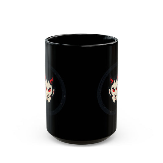 "Tallies to Hell" Black Ceramic Mug — Graphic