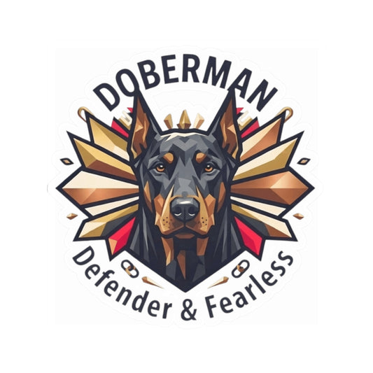 "Doberman Defender" Sticker — Main