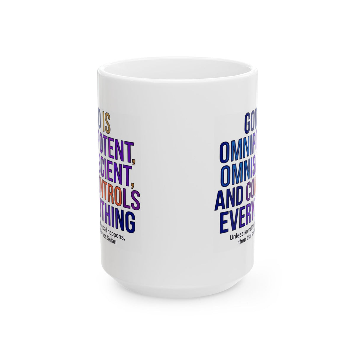 "God Controls Everything" White Ceramic Mug