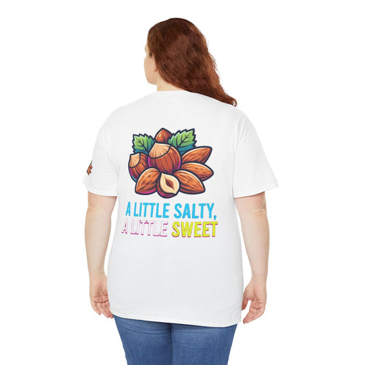 Color: White | A Little Salty, A Little Sweet Premium Graphic Tee