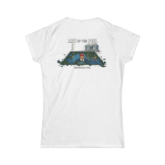 Color: White | Art of The Peel Women's Tee