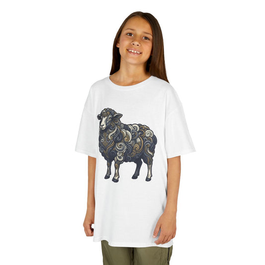 Color: White | Barnyard Sheep Kids Tee