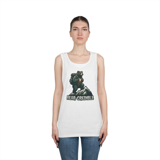 Color: White | Bear Credible Tank Top