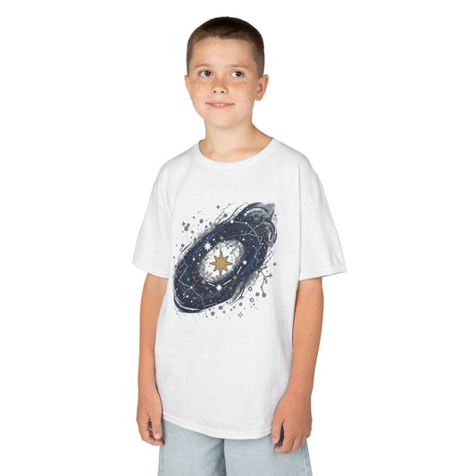Color: White | Constellation Map (Dark Sky) Kids Tee