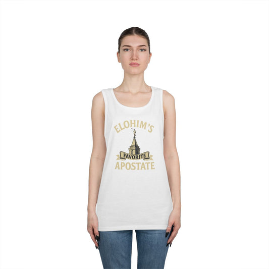 Color: White | Elohim Favorite Apostate Tank Top