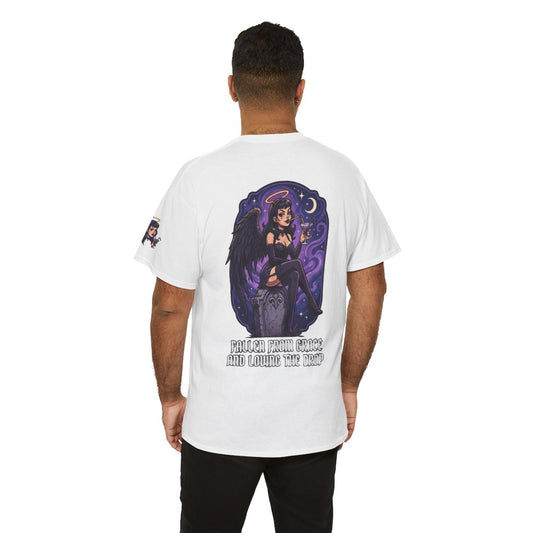Color: White | Fallen From Grace and Loving the Drop Premium Graphic Tee