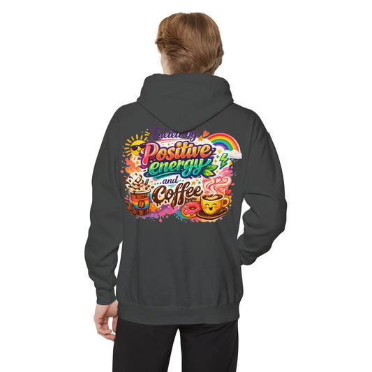 Color: Pepper | Fueled by Coffee Garment-Dyed Hoodie