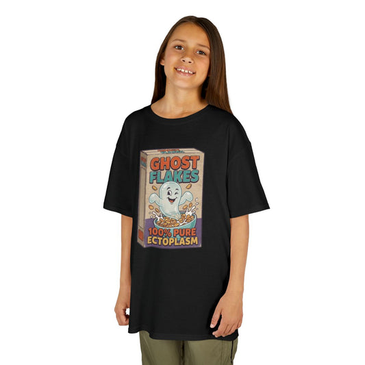 Color: Black | Ghost Flakes Kids Tee