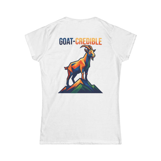 Color: White | Goat Credible Women's Tee