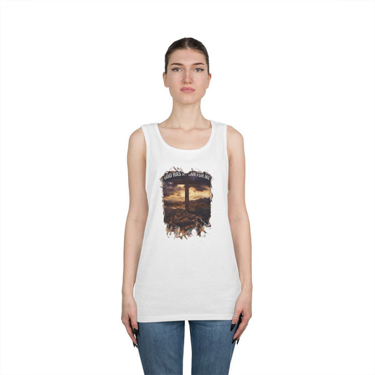 Color: White | God Has A Plan For Me Tank Top