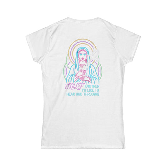 Color: White | Good Book Series MILF Women's Tee