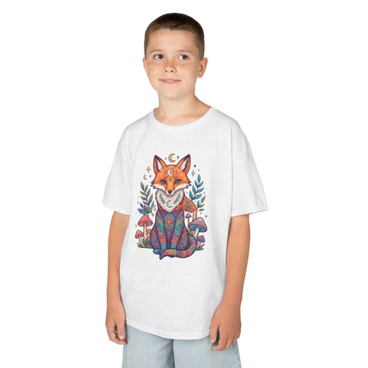 Color: White | Hippy Fox Kids Tee