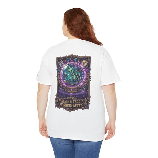 Color: White | I Foresee A Terrible Morning After Premium Graphic Tee
