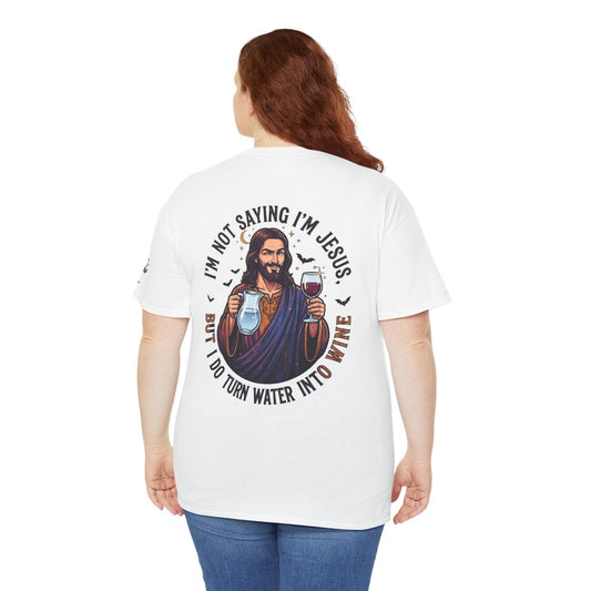 Color: White | I'm Not Saying I'm Jesus Premium Graphic Tee