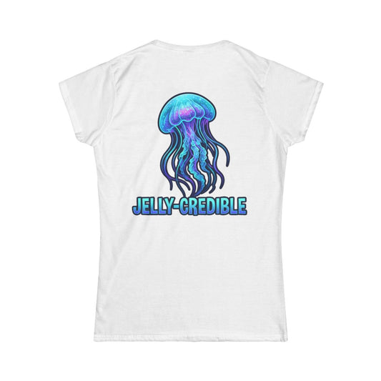 Color: White | Jelly Credible Women's Tee
